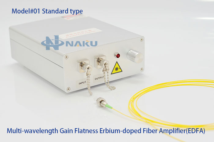 Multi-wavelength Gain Flatness Erbium-doped Fiber Amplifier(EDFA) Booster-Amplifier